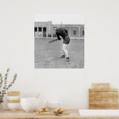 1920年代ラクロス選手 ポスター (キッチン)