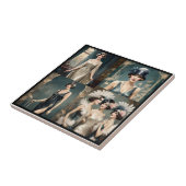 1920年代レディースファッション写真コラージュ タイル (側面)