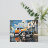 1920年代ロードスターbyマイアミビーチのバンガロービーチ シーズンポストカード (スタンド正面)