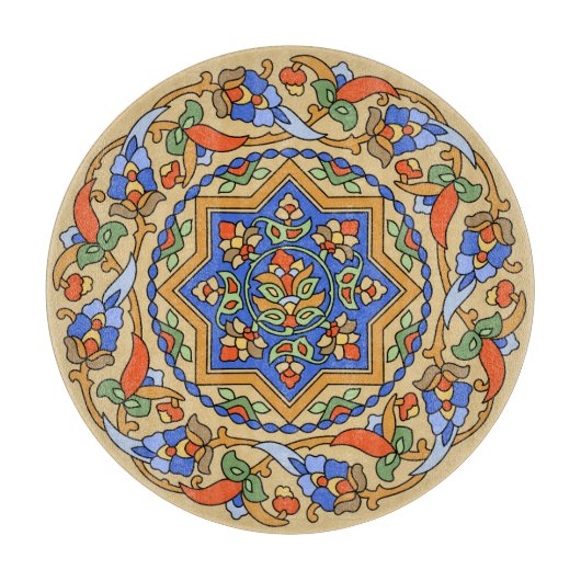 1920年代ヴィンテージマリブポテリーズデザイン カッティングボード (正面)