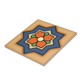 1920年代ヴィンテージマリブ陶磁器デザイン タイル (側面)