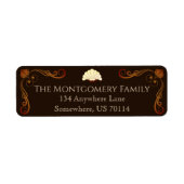 1920年代ヴィンテージ洗練されたブロンズが輝く ラベル (正面)