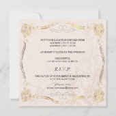 1920年代ヴィンテージ衣装パーティの招待状 招待状 (裏面)