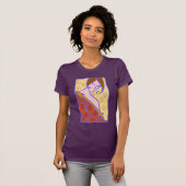 1920年代射手座女性オレンジ色 Tシャツ (正面フル)