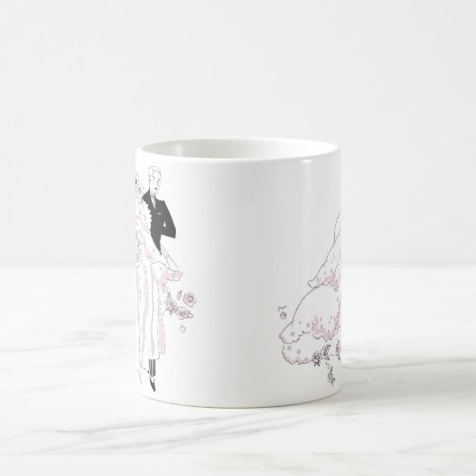 1920年代新郎新婦 コーヒーマグカップ (中央)
