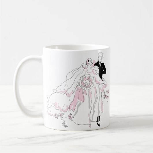 1920年代新郎新婦 コーヒーマグカップ (左)