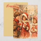 1920年代風 ヴァレンタインカード シーズンカード (正面/裏面)