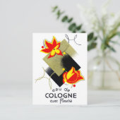 1920年代 フランスの花の香水 ポストカード (スタンド正面)