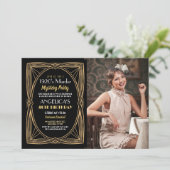 1920年代 ミステリー殺人 バースデー ディナー パーティー 写真 招待状 (スタンド正面)