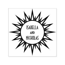 1920年代 ヴィンテージ エレガント シンプル ウェディング カップル ネーム セルフインキングスタンプ