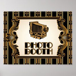 1920年代 ヴィンテージ カメラ フォトブース ポスター