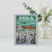 1920年代 ヴィンテージ ピサ イタリア旅行 ポストカード (スタンド正面)