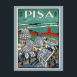 1920年代 ヴィンテージ ピサ イタリア旅行 ポストカード<br><div class="desc">修復済み、復元済み、超高解像度、巨大なサイズまで 1928年、イタリア、トスカーナ州、ピサの旅行広告ポスターから。ドゥオモ広場(イタリア語: Piazza del Duomo)、別名ミラコリ広場(Piazza del Miracoli)、ユネスコの世界遺産(英語: Cathedral Square or Square of Miracles)を紹介。</div>