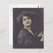 1920年代 美しい女性のポートレート ポストカード (正面/裏面)