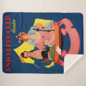 1920年代Knickerbocker劇場プレイビルカバープリント シェルパブランケット (正面(横))