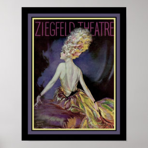 1920年代Ziegfeld Theater by Henry Clive ポスター