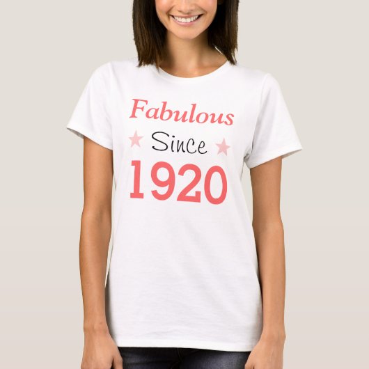 1920年以来素晴らしい Tシャツ (正面)