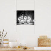 1920年夜のコーナー店。ヴィンテージ写真 ポスター (キッチン)