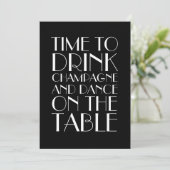 1920年大晦日パーティの招待状 招待状 (スタンド正面)