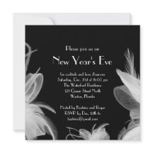 1920年新年のパーティの招待状