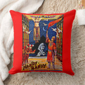 1920年頃ハンディ・バンディ・マジシャンのポスタープリント クッション (ブランケット)