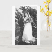 1920年頃レズビアンの結婚式 カード (黄色い花)