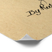 1920年飛んでいる機械飛行機特許スケッチ ポスター (角)