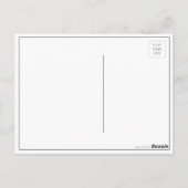 1920年、女性が自動車でポーズをとる ポストカード (裏面)