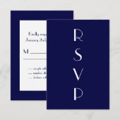 1920年RSVP 出欠カード (正面/裏面)