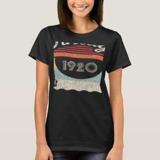 1920生まれ年102誕生日102歳のヴィンテージ Tシャツ