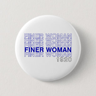 1920素晴らし年の女性 – Zeta Phi Beta 缶バッジ