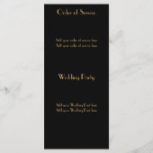 1920素晴らし年代のアールデコインスパイアの結婚予測 プログラム (裏面)