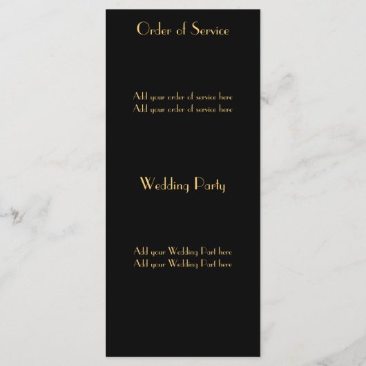 1920素晴らし年代のアールデコインスパイアの結婚予測 プログラム (裏面)