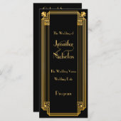 1920素晴らし年代のアールデコインスパイアの結婚予測 プログラム (正面/裏面)