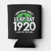 1920素晴らし年閏年日以後2月29誕生日 缶クーラー (裏面)