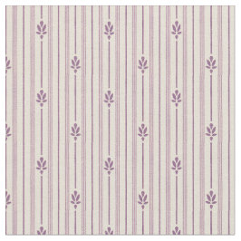 1920紫色のストライプ花を持つ花 ファブリック