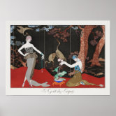 ジョルジュバルビエアールデコスタイル ポスター | Zazzle.co.jp