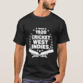 1920 Cricket West Indies Cricket Player  Tシャツ (正面)