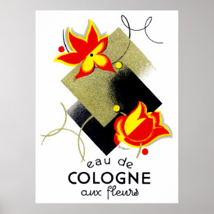 1920 French Floral perfume ポスター