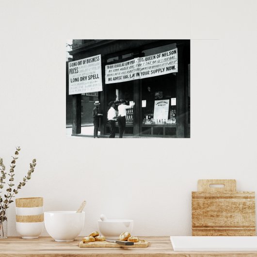 1920 KENTUCKY GOES DRY – 禁止事項 ポスター (キッチン)