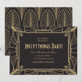 1920-teman inflyttningsfest inbjudan 招待状 (正面/裏面)