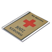 1920 WWI赤十字「私たちは100%強い」 ノートブック (左側)