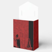 1920sのアールデコファッションは赤と黒 フェイバーボックス (オープン)