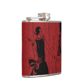 1920sのアールデコファッションは赤と黒 フラスク (右)