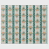 1920sアールデコストライプ ラッピングペーパー (フラット)