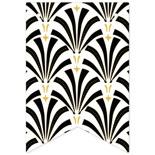 1920sアールデコファンヴィンテージスタイル祝! バンティングフラッグ (第2の旗)