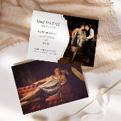 1920sアールデコフレーム写真Save the Date 招待状