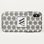 1920sアールデコブラック&ホワイトパレット Case-Mate iPhoneケース (裏面(横))