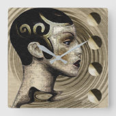 1920sアールデコ スクエア壁時計 (正面)