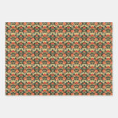 1920sアールヌーボーゲラニウム – ヴィンテージフローラ ラッピングペーパーシート (正面3)